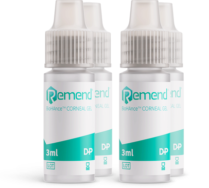 Remend BioHAnce Corneal Gel 3ml (4 bottles)