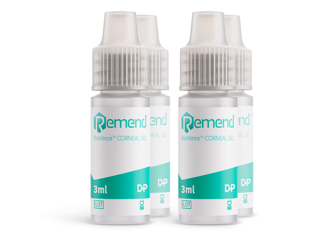 Remend BioHAnce Corneal Gel 3ml (4 bottles)