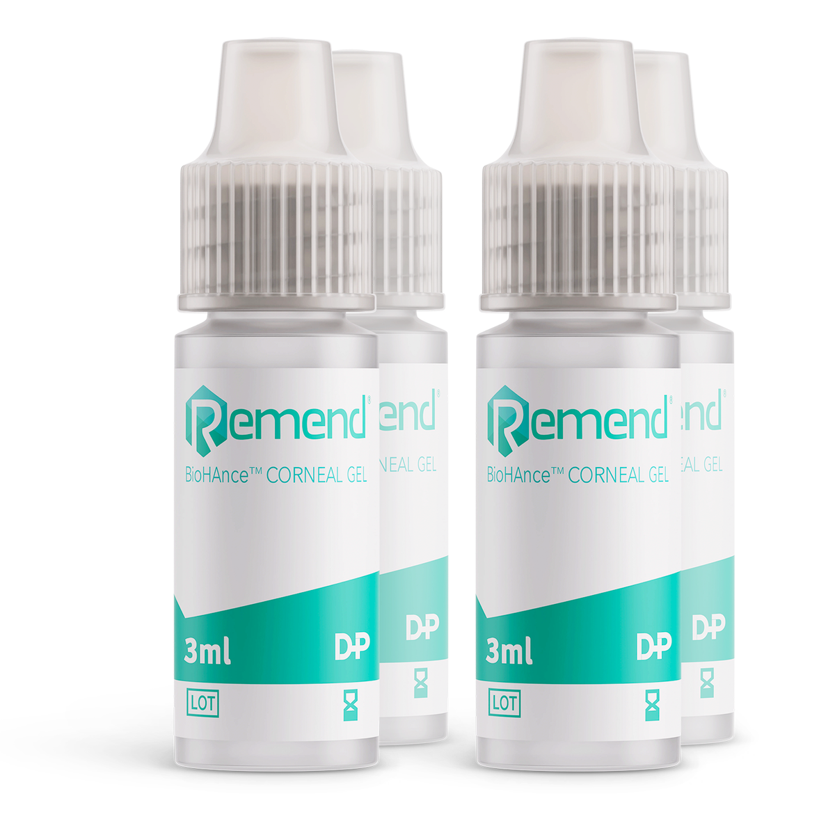 Remend BioHAnce Corneal Gel 3ml (4 bottles)