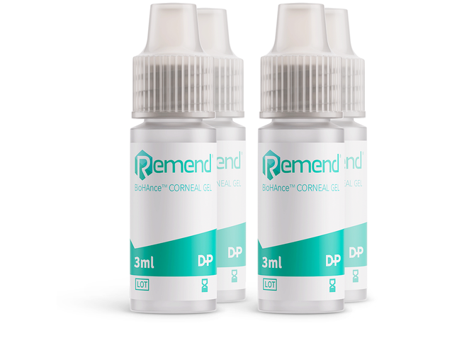 Remend® BioHAnce™ Corneal Gel 3ml (4 bottles)
